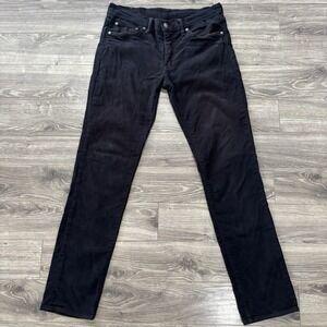 Levis 511 Pants Mens 32x34 Black Pants Slim Fit White Tab Casual Soft Stretch